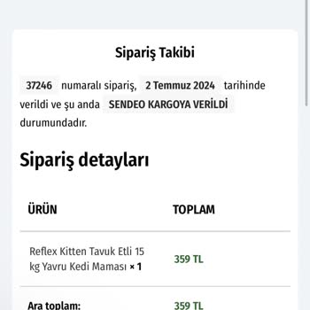 Sendeo Acil Ücret İadesi Talebi