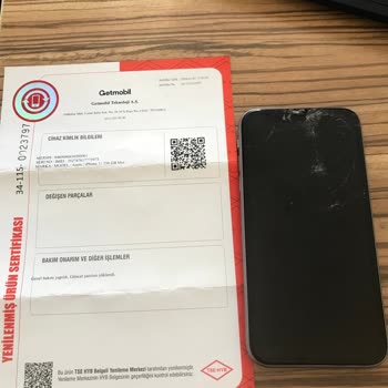 Getmobil Yenilenmiş Telefon Aldım Kargoyu Açtığımda Ekran Kırık Çıktı