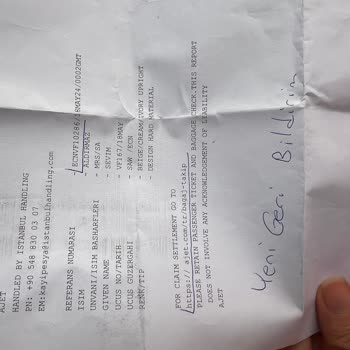 Ajet Havayolu Valiz Hasar Hizmeti Vermiyor!