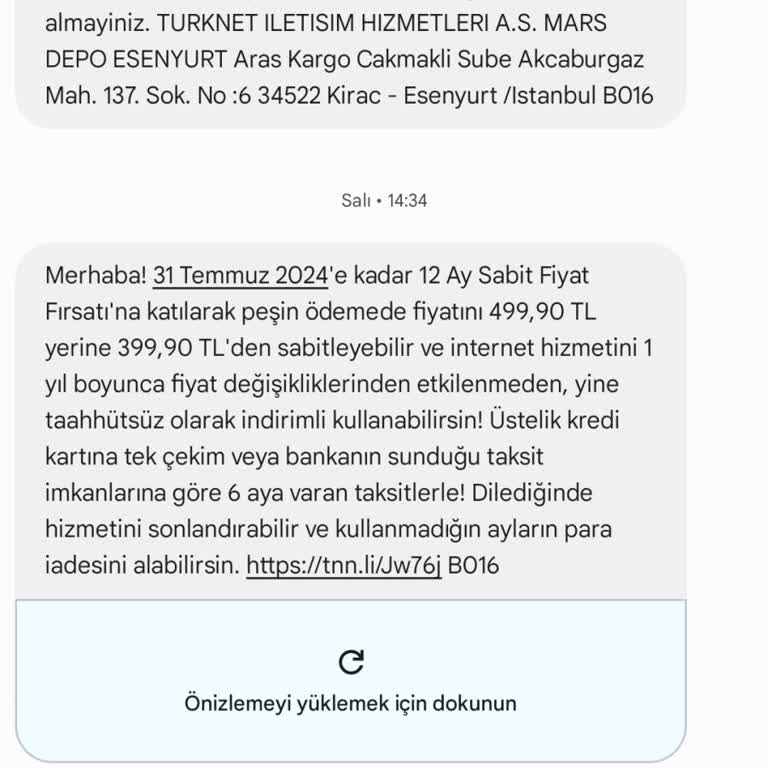 TurkNet İptal Sonrası Sorunlar