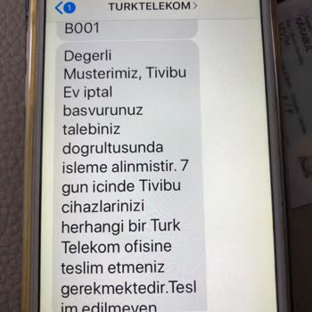 Türk Telekom'un İptal Başvurumuzu İşleme Almaması