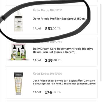 Gratis Eksik Sipariş Gönderildi