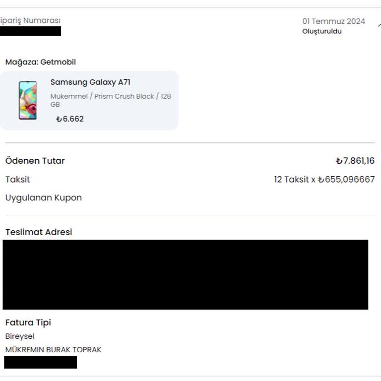 Getmobil Siparişimi Kargoya Vermiyor