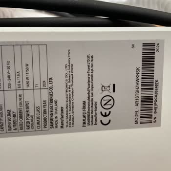 Samsung Klimanın İade Talebini Arz Ederim