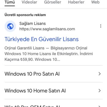 Sağlam Lisans Yanıltıcı Lisans Satışı!