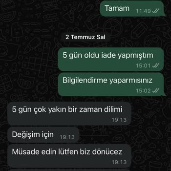 Nobirstep İade Yaptım Bana Aynı Ayakkabıyı Gönderdiler