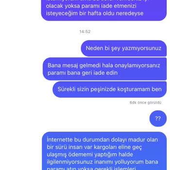 Vakro Boutique Ödeme Yaptığım Halde Kargomu Onaylamadılar...