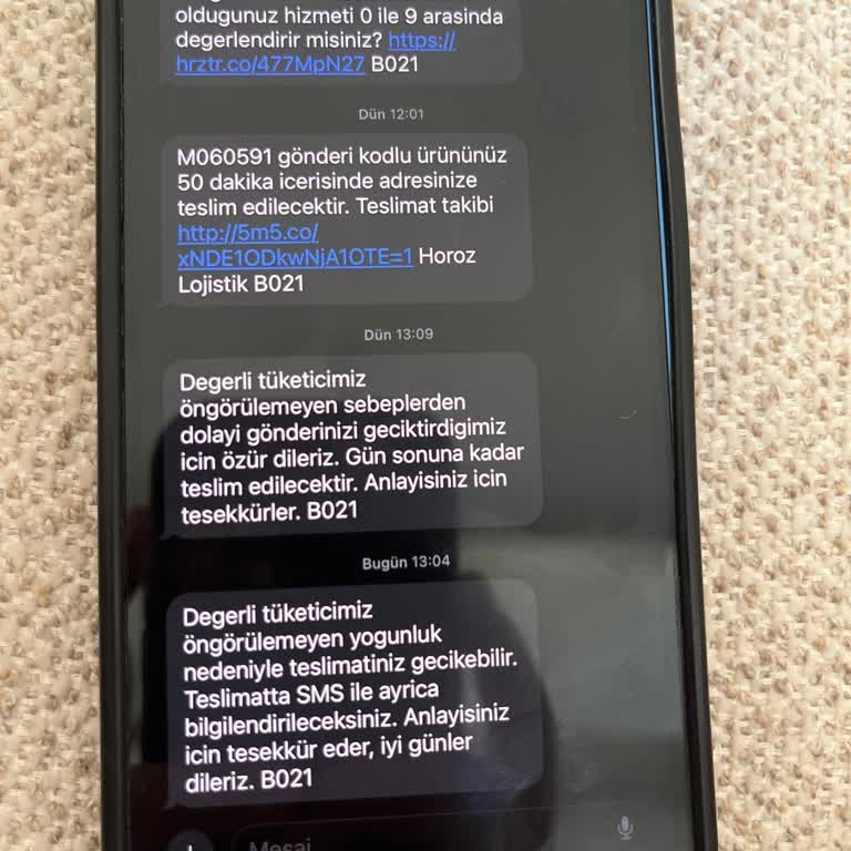 Horoz Lojistik Ortaca Teslim Edilemeyen Kargomuz