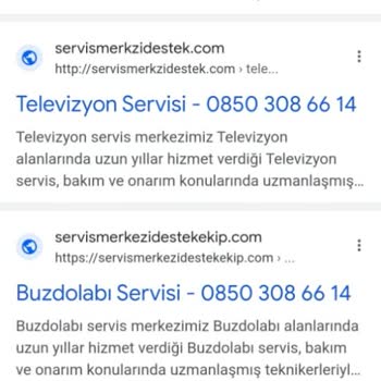 0850 308 66 14  Yetkili Servisim Diye Yanıltıyor!
