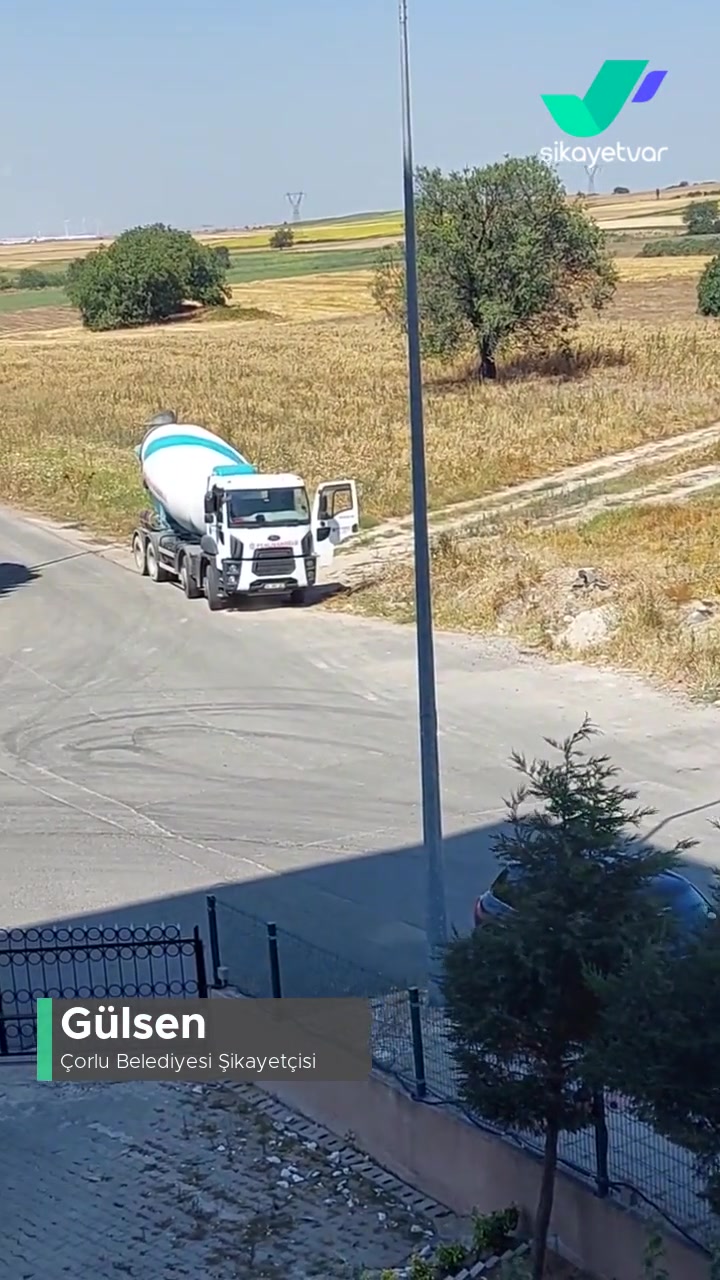 Çorlu Belediyesi Beton Arabası Temizleme! videonun kapak resmi