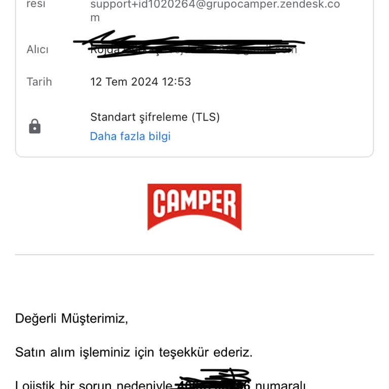 Camper Siparişin Gecikmesi/ Lojistik Sorunu