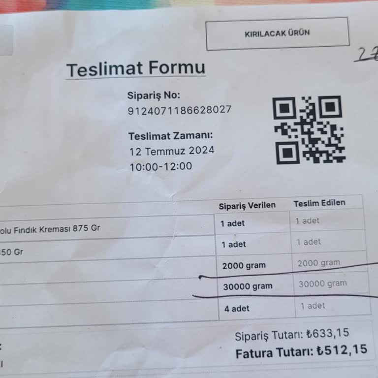 A101 Eksik Ürün Getirip Getirmediği Ürünün Parasını Alıyor