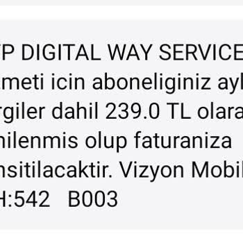 Vodafone Htp Digital Way Services Sl Hizmetinin Para İadesini İstiyorum