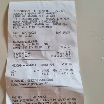 Migros Antalya Liman Mahallesi Şubesinde Bozuk Tavuk Sorunu