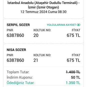 Nilüfer Turizm Otobüsünün Yolda Kalması!