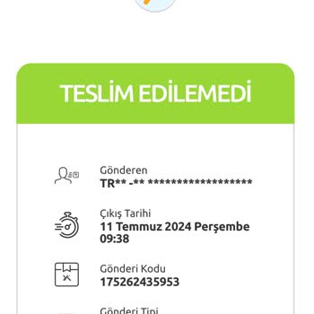 Yurtiçi Kargo Gönderi Teslim Edilememe Sorunu