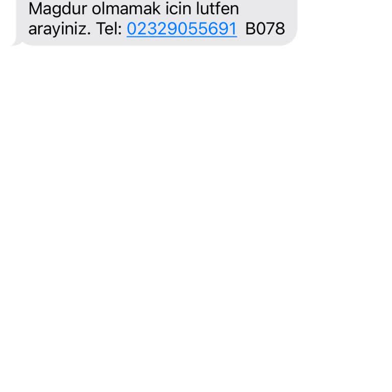 TAYFUNSNBL (SMS) Tayfunsnbl Sahte Hukuk Bürosu Mesajı