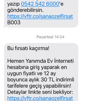 Vodafone Kontrat Yenilemede Müşteriyi Yanıltıyor