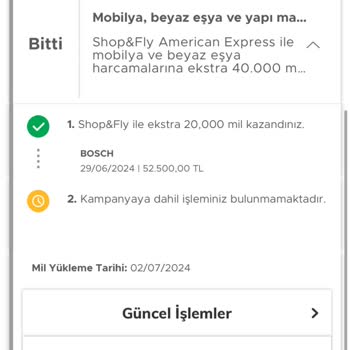 Garanti BBVA Garanti Shopandfly Hak Edilen Millerin Alınamaması