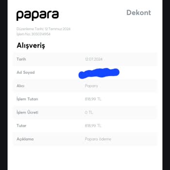 Koton Uygulaması Sipariş Sorunu