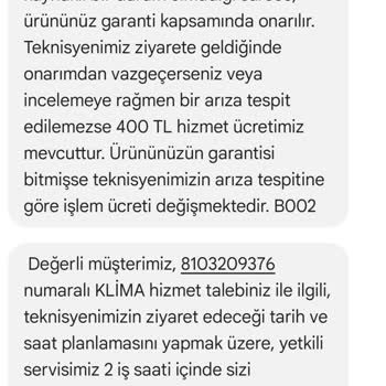 Vestel Klima Marka Ve Servis İhmalleri