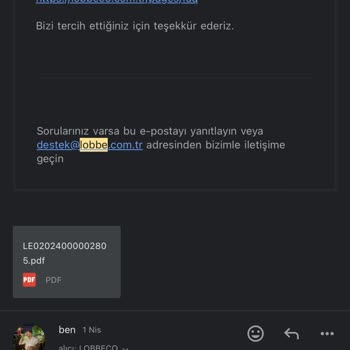 Lobbeco Dönüş Yapmıyor!