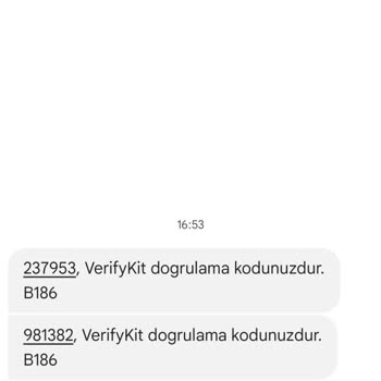 Verifykit İzinsiz Gelen Kod Ve Yardım Talebi