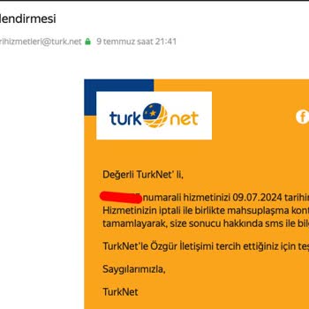 TurkNet Müşteri Hizmetlerine Ulaşamıyorum, Hizmeti İptal Edemiyorum