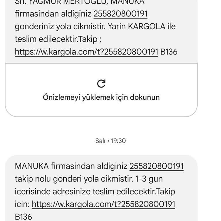 Manuka Kargola Asla Gelmiyor