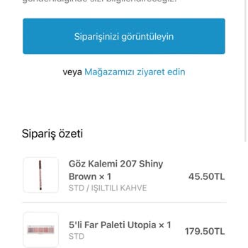 Eve Ürünüm Bilgi Verilmeden İptal Edildi