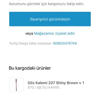 Eve Ürünüm Bilgi Verilmeden İptal Edildi