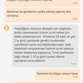 Trendyol Yadigar Çorba Paramı Geri Vermiyor Ürünü De Yollamadı
