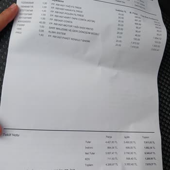 Renault Servis Düzensiz Fiyat Uygulamaları