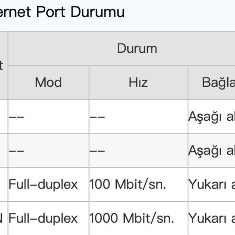 Türk Telekom Ethernet Hız Sorunu