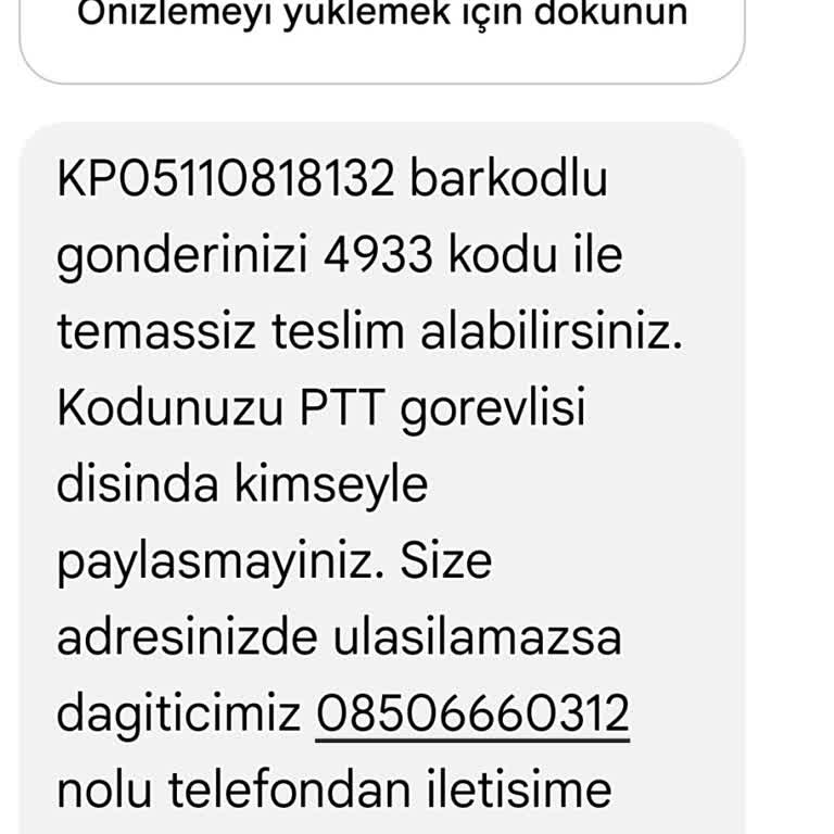 PTT Kargo Kargo Dağıtım İşlemleri