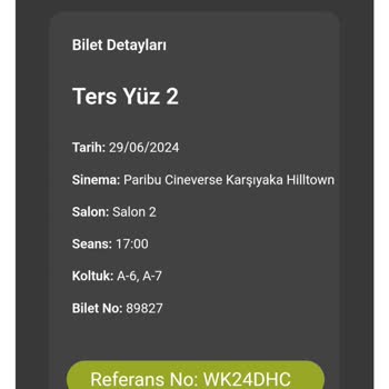 Paribu Cineverse Ücreti İadesi Yatmıyor.