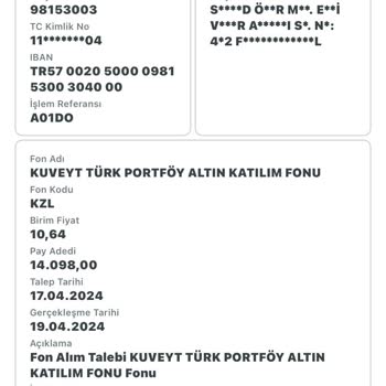 Kuveyt Türk Kzl Altın Fonundaki Gariplik