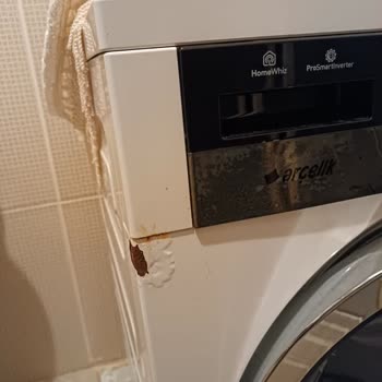 Arçelik 8050 Çamaşır Makinesinde Kart Arızası Pas Ve Boya Atması...