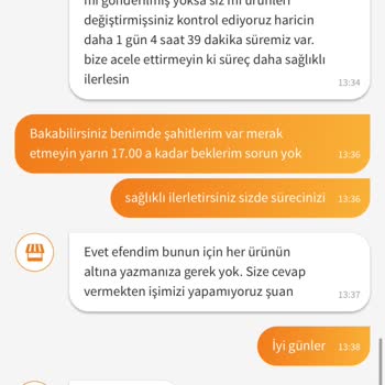 Trendyol Yanlış Ürün Gönderildi Ve Kullanılmış Ürün