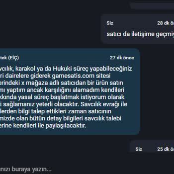 GameSatış Üzerinden Param Çalındı Ve Kimsenin Umurumda Değil
