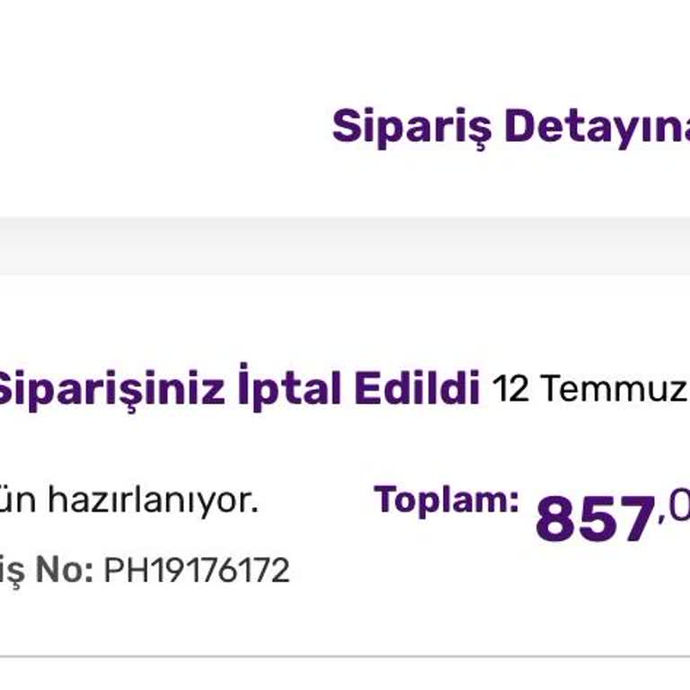 Gratis Sistemsel Arıza Bahanesiyle Sipariş İptali