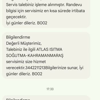 Daikin Tehdit Hakaret Atlas K. Maraş Servisi