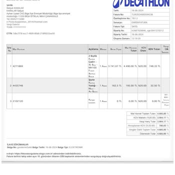 Decathlon Kullanılmamış Çadırın İadesi Kabul Edilmedi