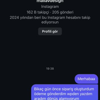 Maliav Butik (instagram: maliavdesign) Maliav Butik'e Ulaşılmıyor