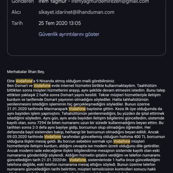 Vodafone Net Vodafone Haksız Kazanç Sağlamaktadır!