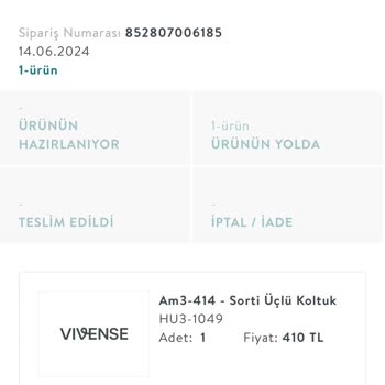 Vivense Garantili Ürün İçin Onarım Yapmadı