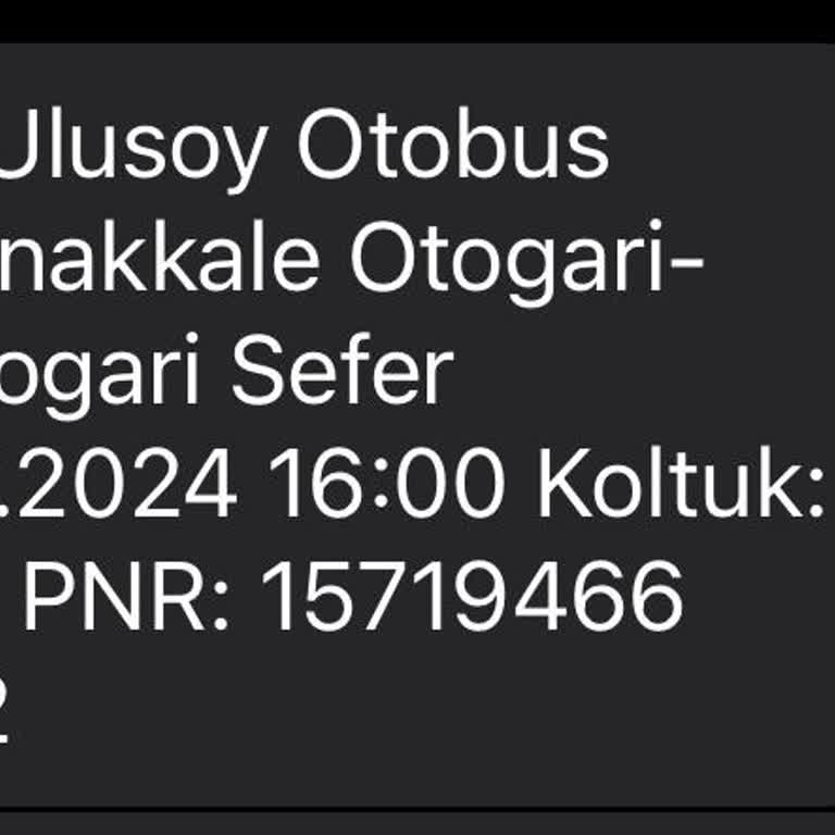 Obilet Ali Osman Ulusoy Parayı İade Etmiyor