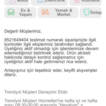 Trendyol Sayfam Askıya Alindi. Paramı İade Etmiyorlar