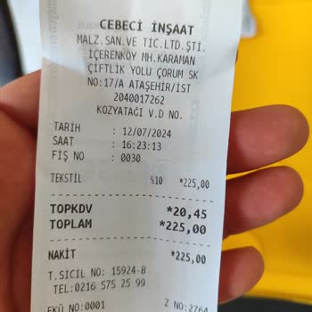 Cebeci İnşaat (Ataşehir) KDV Den Vergi Kaçağı