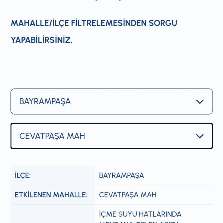 İSKİ Şikayet. Sular Kesik Sabahtan Beri